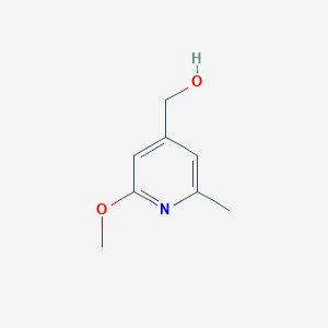 molecular formula C8H11NO2 B3059191 (2-甲氧基-6-甲基吡啶-4-基)甲醇 CAS No. 951795-45-2