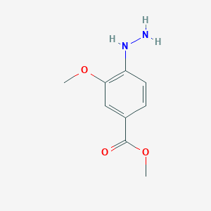 molecular formula C9H12N2O3 B3059193 4-肼基-3-甲氧基苯甲酸甲酯 CAS No. 952285-55-1