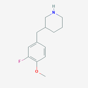 3-(3-Fluoro-4-methoxy-benzyl)-piperidine