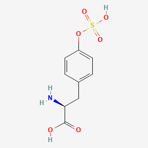 molecular formula C9H11NO6S B3059212 tyrosine O-sulfate CAS No. 956-46-7