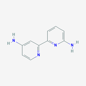 molecular formula C10H10N4 B3059217 [2,2'-Bipyridine]-4,6'-diamine CAS No. 956384-73-9