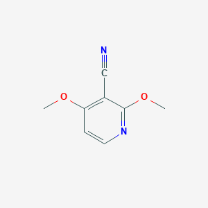 molecular formula C8H8N2O2 B3059220 3-Pyridinecarbonitrile, 2,4-dimethoxy- CAS No. 95689-37-5