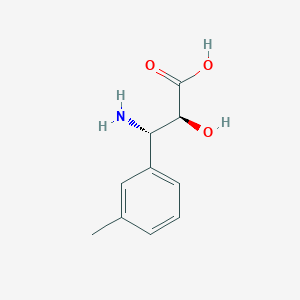 molecular formula C10H13NO3 B3059240 (2S,3S)-3-氨基-2-羟基-3-(间甲苯基)丙酸 CAS No. 959574-09-5