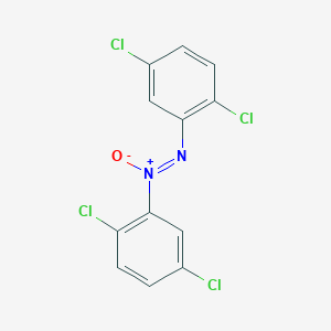 molecular formula C12H6Cl4N2O B3059268 Diazene, bis(2,5-dichlorophenyl)-, 1-oxide CAS No. 961-28-4