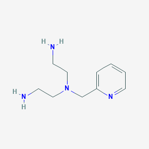 molecular formula C10H18N4 B3059275 1,2-Ethanediamine, N-(2-aminoethyl)-N-(2-pyridinylmethyl)- CAS No. 96313-89-2