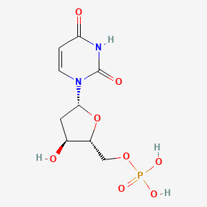 molecular formula C9H13N2O8P B3059279 2'-Deoxyuridine 5'-monophosphate CAS No. 964-26-1