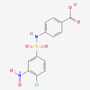 4-(4-Chloro-3-nitrobenzenesulfonamido)benzoic acid