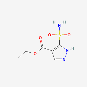 ethyl 5-sulfamoyl-1H-pyrazole-4-carboxylate