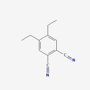 molecular formula C12H12N2 B3059287 4,5-Diethylbenzene-1,2-dicarbonitrile CAS No. 96563-12-1