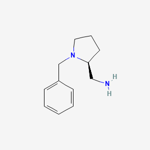 molecular formula C12H18N2 B3059303 C-((S)-1-Benzyl-pyrrolidin-2-yl)-methylamine CAS No. 96948-23-1