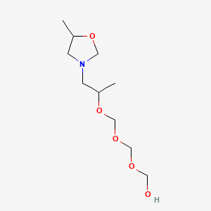 Methanol, (((1-methyl-2-(5-methyl-3-oxazolidinyl)ethoxy)methoxy)methoxy)-