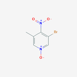 molecular formula C6H5BrN2O3 B3059324 3-Bromo-5-methyl-4-nitropyridine 1-oxide CAS No. 97944-38-2
