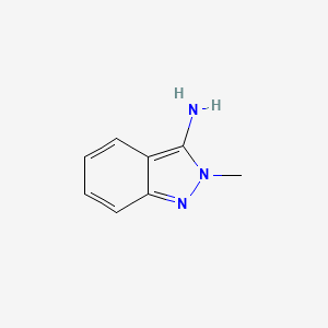 molecular formula C8H9N3 B3059325 2H-Indazol-3-amine, 2-methyl- CAS No. 97990-19-7