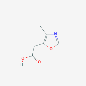 molecular formula C6H7NO3 B3059332 4-Methyloxazole-5-acetic Acid CAS No. 98140-74-0