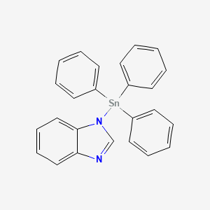 molecular formula C25H20N2Sn B3059336 Benzimidazole, 1-(triphenylstannyl)- CAS No. 982-97-8