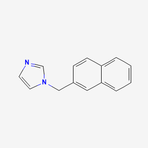 molecular formula C14H12N2 B3059341 1H-咪唑，1-(2-萘甲基)- CAS No. 98318-77-5