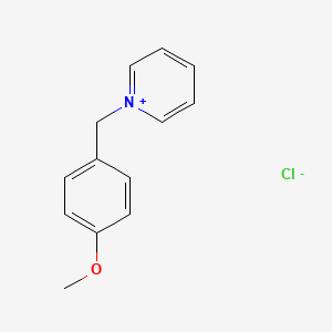 molecular formula C13H14ClNO B3059343 1-(4-Methoxy-benzyl)-pyridinium chloride CAS No. 98349-72-5