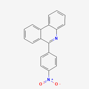 Phenanthridine, 6-(4-nitrophenyl)-