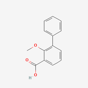 molecular formula C14H12O3 B3059348 2-Methoxy-3-phenylbenzoic acid CAS No. 98496-27-6
