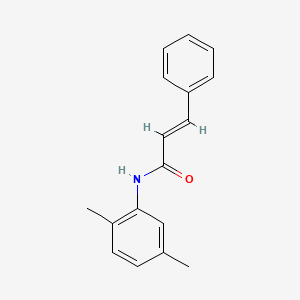 molecular formula C17H17NO B3059359 (2E)-N-(2,5-dimethylphenyl)-3-phenylprop-2-enamide CAS No. 98681-35-7