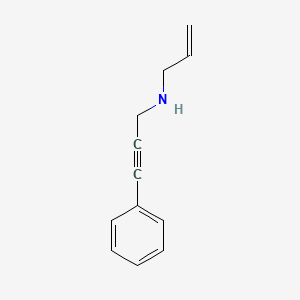molecular formula C12H13N B3059360 N-(3-Phenyl-2-propyn-1-YL)-2-propen-1-amine CAS No. 98729-78-3