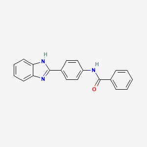 Benzamide, N-[4-(1H-benzimidazol-2-yl)phenyl]-