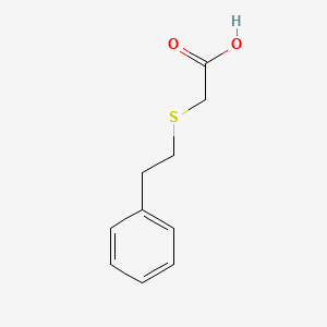 molecular formula C10H12O2S B3059368 2-(苯乙硫基)乙酸 CAS No. 99186-25-1