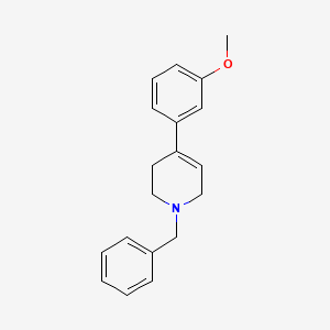 Pyridine, 1,2,3,6-tetrahydro-4-(3-methoxyphenyl)-1-(phenylmethyl)-