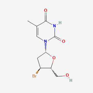 molecular formula C10H13BrN2O4 B3059402 Thymidine, 3'-bromo-3'-deoxy- CAS No. 99785-51-0