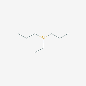molecular formula C8H19Si B3059403 Ethyl(dipropyl)silane CAS No. 998-14-1