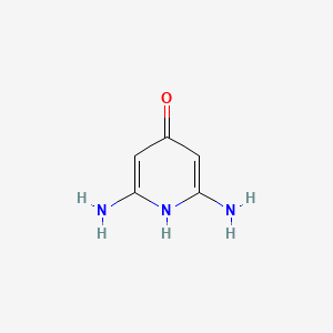 molecular formula C5H7N3O B3059409 2,6-二氨基吡啶-4-醇 CAS No. 99845-76-8