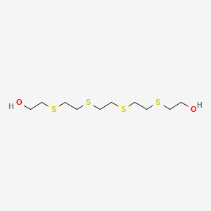 molecular formula C10H22O2S4 B3059411 3,6,9,12-四硫代十四烷-1,14-二醇 CAS No. 99868-22-1