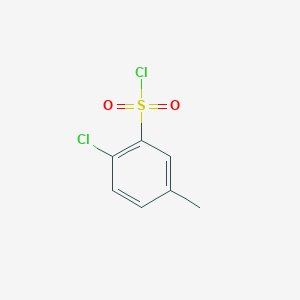 molecular formula C7H6Cl2O2S B3059412 2-Chloro-5-methylbenzene-1-sulfonyl chloride CAS No. 99876-69-4
