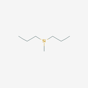 molecular formula C7H17Si B3059415 甲基(二丙基)硅烷 CAS No. 999-03-1