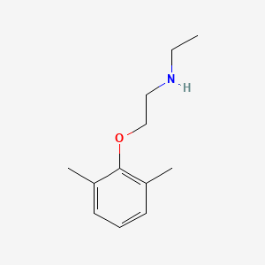 molecular formula C12H19NO B3059418 2-(2,6-Dimethylphenoxy)-N-ethylethanamine CAS No. 99914-42-8