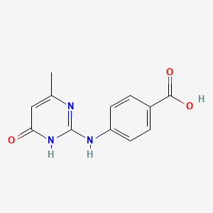 4-(4-Hydroxy-6-methyl-pyrimidin-2-ylamino)-benzoic acid