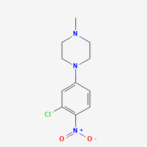 B3059428 1-(3-Chloro-4-nitrophenyl)-4-methylpiperazine CAS No. 1059705-52-0