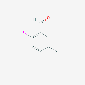 molecular formula C9H9IO B3059430 2-Iodo-4,5-dimethylbenzaldehyde CAS No. 1094026-85-3
