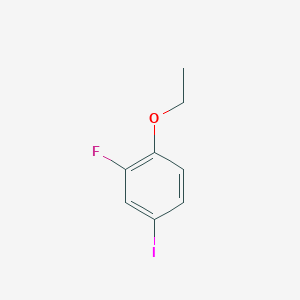 molecular formula C8H8FIO B3059437 1-Ethoxy-2-fluoro-4-iodobenzene CAS No. 1208075-88-0
