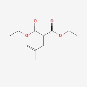 molecular formula C11H18O4 B3059452 Diethyl 2-(2-methylallyl)malonate CAS No. 1575-67-3