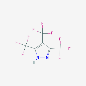 3,4,5-tris(trifluoromethyl)-1H-pyrazole