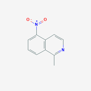 molecular formula C10H8N2O2 B3059466 1-甲基-5-硝基异喹啉 CAS No. 20335-59-5