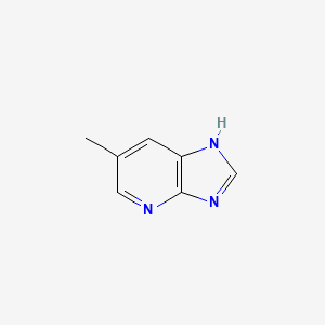 molecular formula C7H7N3 B3059473 6-甲基-1H-咪唑并[4,5-b]吡啶 CAS No. 24638-30-0