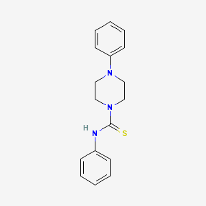 molecular formula C17H19N3S B3059474 n,4-二苯基哌嗪-1-碳硫酰胺 CAS No. 2512-27-8