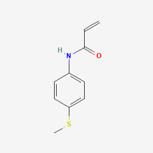 molecular formula C10H11NOS B3059480 N-(4-(Methylthio)phenyl)acrylamide CAS No. 27817-73-8