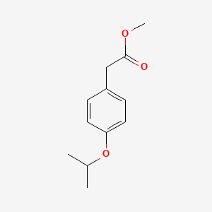 molecular formula C12H16O3 B3059481 2-(4-异丙氧基苯基)乙酸甲酯 CAS No. 29056-05-1