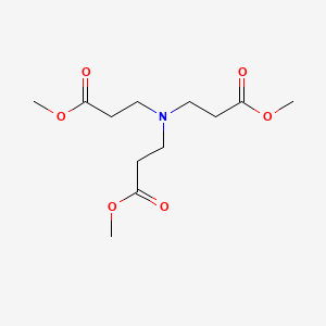 molecular formula C12H21NO6 B3059487 Methyl 3-(bis(2-methoxycarbonylethyl)amino)propanoate CAS No. 3330-09-4