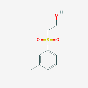 molecular formula C9H12O3S B3059492 2-(3-Methylbenzenesulfonyl)ethan-1-ol CAS No. 35847-96-2