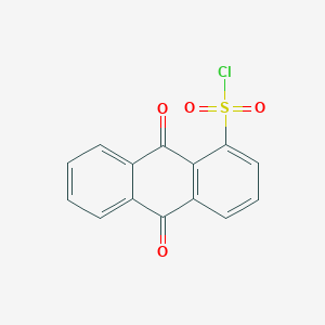 molecular formula C14H7ClO4S B3059501 1-Chlorosulfonylanthraquinone CAS No. 4025-69-8
