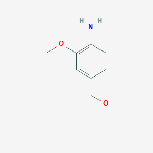 molecular formula C9H13NO2 B3059509 2-Methoxy-4-(methoxymethyl)aniline CAS No. 457099-52-4